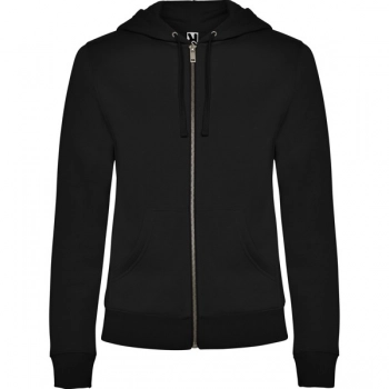 Damska bluza z kapturem czarny XL