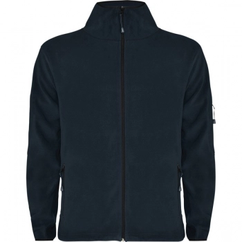 Sportowa bluza polarowa z zamkiem granatowy  M