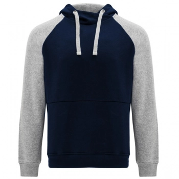 Bluza dwukolorowa unisex gran/szary melanż 2XL