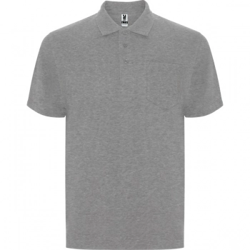 Koszulka polo z krótkim rękawem szara vigore roz. 3XL