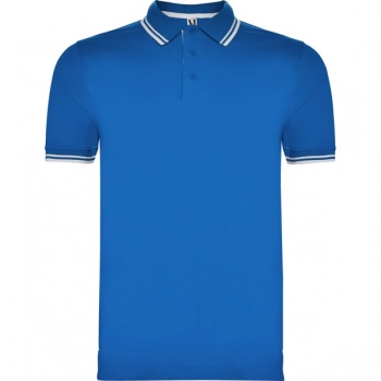 Koszulka polo niebieska/biała roz. 2XL