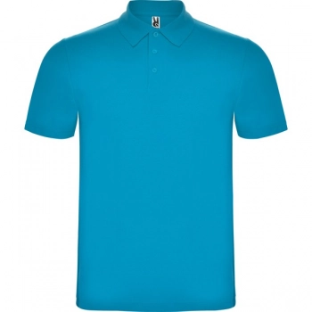 Koszulka polo z krótkim rękawem turkusowa roz. 3XL