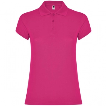 Damska koszulka polo z krótkim rękawem różowa roz. 3XL