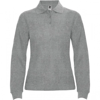 Koszulka polo z długim rękawem szara vigore roz. 3XL