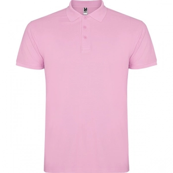 Koszulka polo z krótkim rękawem jasnyróżowy 3XL