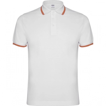 Koszulka polo z krótkim rękawem biały 2XL