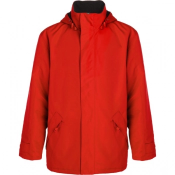 Wodoodporna, pikowana parka XL czerwony
