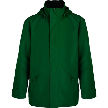 Wodoodporna, pikowana parka 2XL ciemny zielony