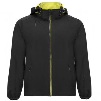 Dwuwarstwowa sportowa kurtka typu soft-shell 3XL czarny