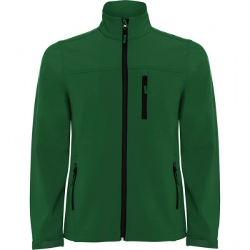 Wiatroszczelna i wodoodporna dwuwarstwowa kurtka typu soft-shell XL zielony