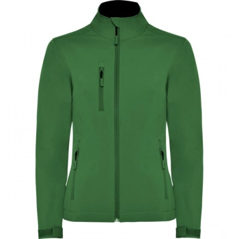 Dwuwarstwowa kurtka typu soft-shell S ciemny zielony