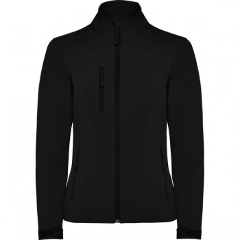 Dwuwarstwowa kurtka typu soft-shell S czarny