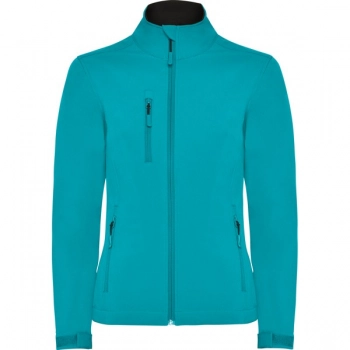 Dwuwarstwowa kurtka typu soft-shell L turkusowy