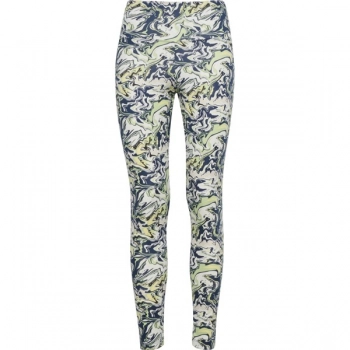 Długie damskie legginsy sportowe do kostek fussion navy roz. S