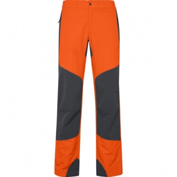 Spodnie trekkingowe unisex pomarańczowy/szary M