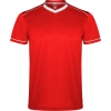 Zestaw sportowy składający się z koszulki i spodenek czerwony/granatowy roz. 2XL