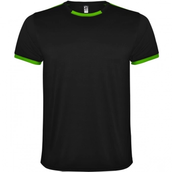 Oddychający, dwuczęściowy zestaw sportowy unisex zielony/czarny dziecięcy roz. 12