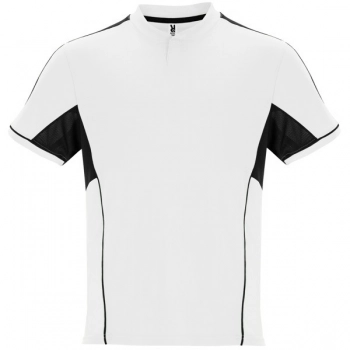 Oddychający 2-częściowy komplet sportowy unisex biały/czarny dziecięcy roz. 12