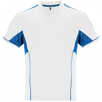 Oddychający 2-częściowy komplet sportowy unisex biały/niebieski roz. M